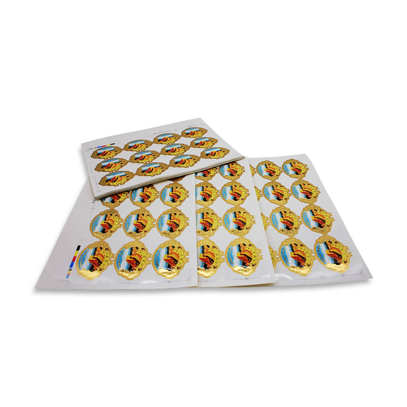 Bronzing Coated Paper Stickers